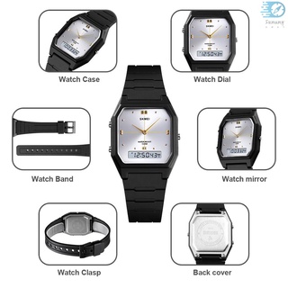 Skmei ultrafino reloj electrónico Digital Dual Display Unisex 3 modo hora fecha semana despertador 5ATM impermeable masculino moda relojes par pulseras para la vida diaria deportes negocios familia amigos regalos (9)