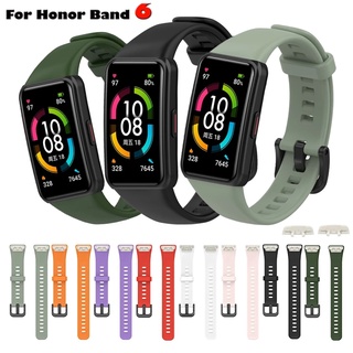 Correa de repuesto deportiva de silicona para Huawei Band 6 Honor Band 6 Watch