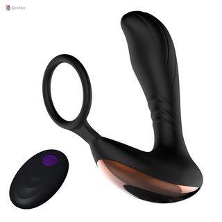 Vibrator Lock Ring 10 Speed Massager Toy Waterproof Silicone Wireless Remote