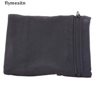 [flymesitn] Travel Black Wrist Wallet Pouch Portable Pocket Key Zipper Sport Wrist Belt Bag . (5)