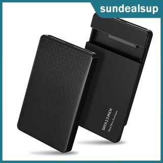 [sund] USB 3.0 External Hard Drive Enclosure 2.5\" SATA HDD SSD Case Cover Housing