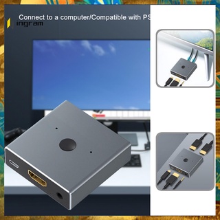 [en] stock compacto hdmi compatible divisor 1 en 2 salidas portátil hdmi compatible interruptor adaptador 4k hdtv