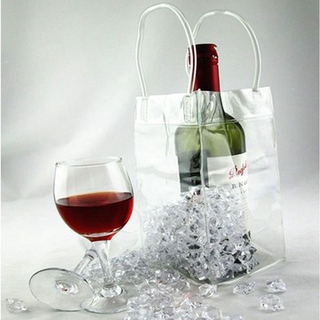 KENHUI Summer Ice Buckets Carrier accesorios de vino enfriadores de vino cubo plegable cerveza caliente bolsa de hielo/Multicolor (9)