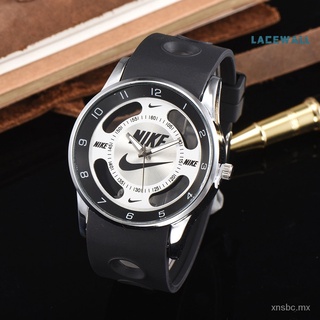 ❤Lacewall NIKE Fashion Sport silicona banda redonda Unisex analógico cuarzo reloj de pulsera regalo aUIs