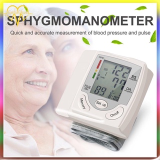 [Mall] Monitor Digital automático de pulsera con ritmo cardiaco y pulso (1)