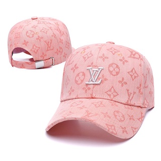 [Listo Stock] Louis Vuitton LV Logo Gorra De Béisbol Sombrero De Sol Snapback Parejas Gorras Ajustables Planas fi0B