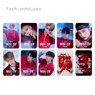 fashionhouses 10 unids/set kpop stray kids nuevo álbum noeasy lomo tarjeta foto papel colección tarjetas postal para fans