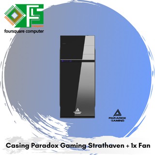 Paradox Strathaven - funda para juegos (1 ventilador de 9 mm) | Pc Case | Funda para juegos