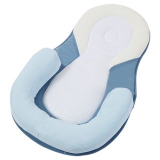 R-r - cojín portátil para cama de bebé, soporte de cabeza, cojín para dormir, cojín para bebé (4)