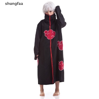 Shungfaa Kids Anime Naruto Cosplay Akatsuki Cloak Uchiha Party Costume Accessories Suits MX