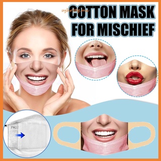 (ujhrtdg.mx) adulto al aire libre lavable reutilizar máscara facial protección impresión divertida máscara boca