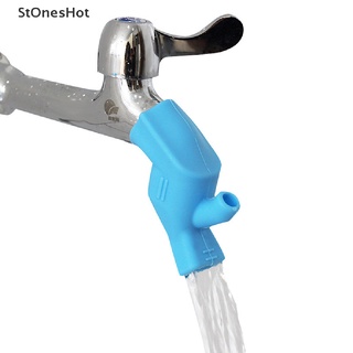 [stoneshot] fregadero de extensión de agua de silicona de alta elasticidad para niños dispositivo de lavado baño.