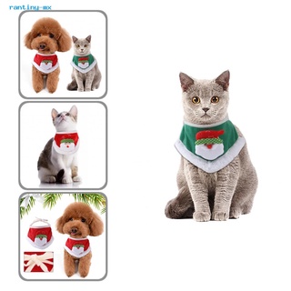 rantiny pet supplies pet babero mascota gato cachorro algodón bufanda todo-partido para navidad