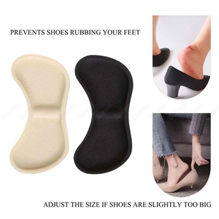 1 par de almohadillas adhesivas de esponja para talón, alivio del dolor, tacones altos, adhesivo para zapatos, cuidado de los pies, agarre de plantilla, almohadilla de inserción (2)