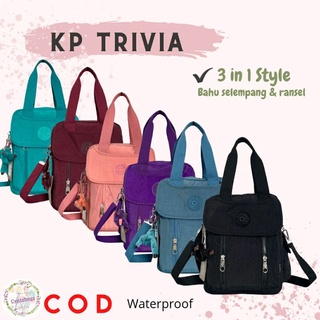 Trivia kipling mochila Sling Bag señoras importación impermeable cyutebags