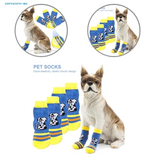 maíz ecológico cachorro calcetines largos mascotas perros calcetines largos amigables con la piel para todas las estaciones