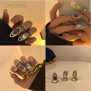 Onekiss joyería/anillo abierto De aleación Metálica ajustable Para boda/regalo De cumpleaños