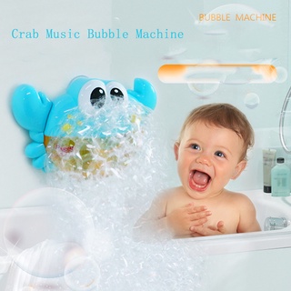 de dibujos animados bebé baño ducha juguete cangrejo burbuja máquina de música bubble maker plástico