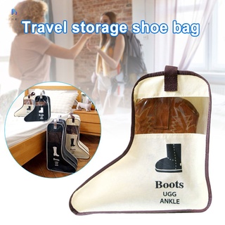 Botas portátiles Protector de almacenamiento bolsa organizador de viaje a prueba de polvo bolsas de zapatos para viajes en casa
