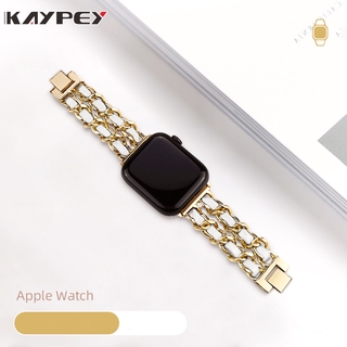 Correa de 15 colores para Apple watch band 44 mm 40 mm iWatch banda 38 mm 42 mm pulsera de acero inoxidable Apple watch Series SE 6 5 4 3 38/40/44 mm (8)