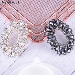 (Hotsale) 1 pieza de diamantes de imitación de metal clips de zapatos de novia de las mujeres zapatos de hebilla accesorios de decoración {bigsale} (8)
