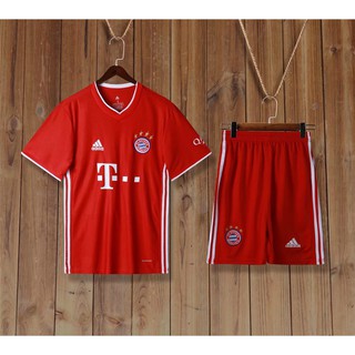 2020/2021 juego de juegos de Bayern Munich para hombre 20/21 Bayern Munich Home Fooball Jersey para hombre+camiseta+Jersey de fútbol de dos piezas con Jersey/jersi