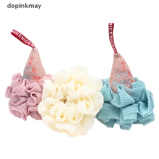 dopinkmay - esponja de espuma para helado, ducha, espuma, exfoliante, bola de baño, limpiador corporal mx