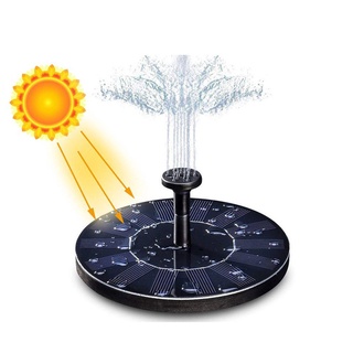 *bw jardín decoración agua flotante energía solar panel de fuente kit bomba de agua para piscina estanque jardín solar aspersor