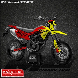 Kawasaki klx bf/G - pegatina de cuerpo completo para klx 150 klx 150 klx bf/klx 150/klx G - MD 0001