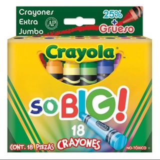 Crayones Crayola SoBIG! Extra Jumbo 18 Piezas (1)