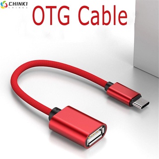 CHINK PC Conector Micro USB Raton Android Cable adaptador OTG U disco Telefonos moviles Teclado C * Smartphone Cable de sincronización de datos/Multicolor