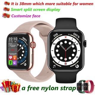 🙌 40 mm iwo smart watch series 6 iwatch 1.63" pantalla completa personalizar fondos de pantalla frecuencia cardíaca smartwatch pk t500 reloj 6 AiEA