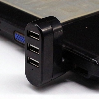 flower7 3 Port Multi 2.0 USB Hub Mini USB Hub High Speed Rotate Splitter For Laptop PC (6)