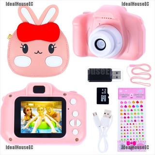 IdealHouseEC Pink Kids Camera 1080P HD Digital Camera