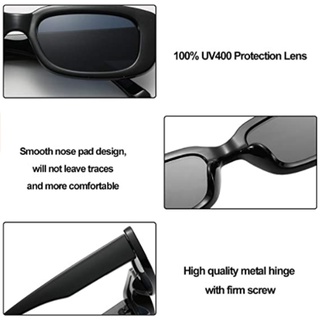 retro rectángulo gafas de sol mujeres y hombres vintage pequeño cuadrado gafas de sol protección uv glasse (5)