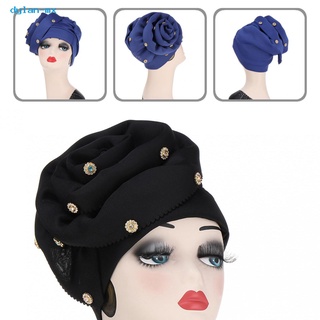 dylan.mx envoltura de pelo transpirable decoración de flores sombrero de color sólido accesorios para el cabello