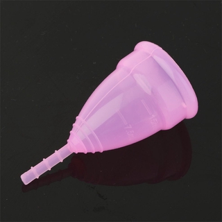 útil copa suave de silicona copa menstrual grande y pequeño tamaño tres colores (5)