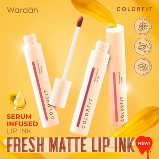 Wardah Colorfit Fresh - tinta de labios mate (4gr) | Crema de labios mate