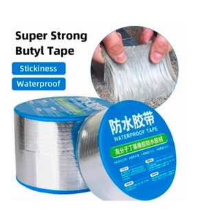 Cinta adhesiva a prueba de fugas resistente al agua papel de aluminio butílico impermeable canaleta cinta