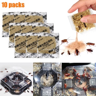 10 piezas de cucaracha cebo de matar Control de plagas potente cucaracha cebo de matar cocina hogar usando