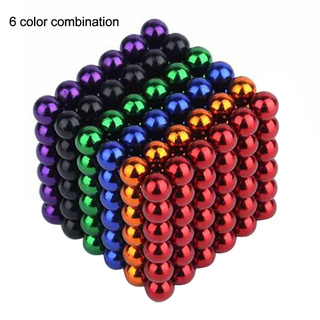 yakhsu 216pcs 3mm bolas magnéticas coloridas cubo alivio del estrés educación temprana rompecabezas juguete (6)