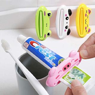 [ destacado ]1pcs Animal Easy Toothpaste Dispenser,Plastic Tooth Paste Tube Squeezer,Toothpaste Rolling Holder,Bathroom Supplies (1)
