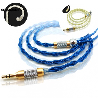 goodlamin JCALLY Wear-resistant Golden Plated Braided Headphone Cable with B/C/MMCX Pin