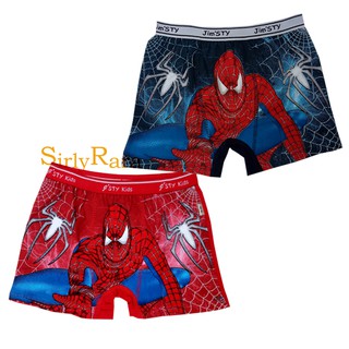 3Pcs Spiderman de dibujos animados personaje niños pantalones cortos/bóxer