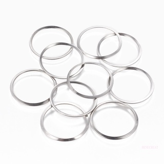Benecreat 10 anillos de acero inoxidable 304 de acero inoxidable anillo de acero inoxidable Color 25 x mm diámetro interior: 22 mm