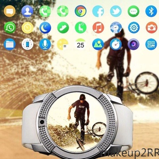 🙌 Relogio Inteligente Smartwatch V8 Android Ios Bluetooth Chip Redondo à Prova d’Água com Rastreador Fitness / Smartwatch com Bluetooth Masculino makeupRR pRM2