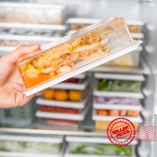 recipiente de almacenamiento de alimentos para refrigerador alimentos de transparente P1V9 (1)