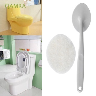 qamra wc accesorio de mango largo herramientas de lavado esponja reemplazable cepillo de limpieza de inodoro limpiador de pisos de plástico hogar cuarto de baño suministro higiénico