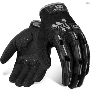 West BIKING - guantes de equitación de dedo completo para bicicleta, no deslizamiento, motocicleta, MTB, bicicleta, pantalla, guantes de ciclismo