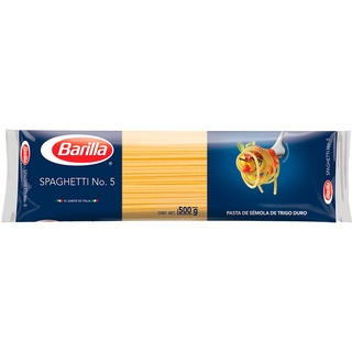 Sopa de Pasta, Spaghetti, Barilla, N°5, 500 grs